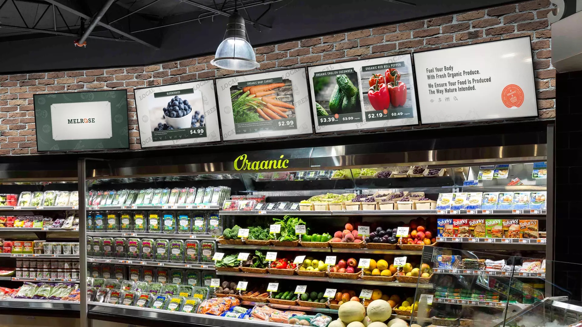 Grocery Digital Signage Solutions for Grocery Stores